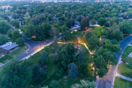 Twilight at Glenmere Park in Greeley, CO