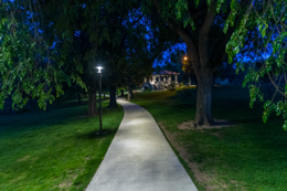 Twilight at Glenmere Park in Greeley, CO